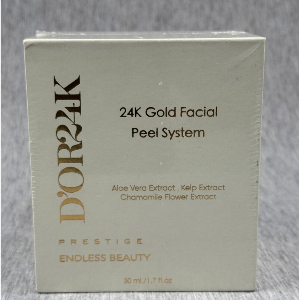 D'OR24K Prestige 24K Gold Facial Peel System 50ml New‎ Sealed